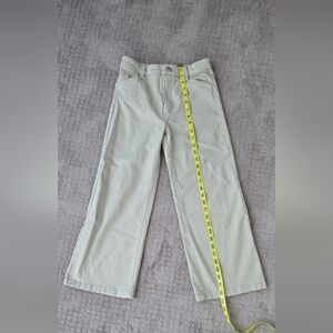 Nordstrom Girls Size 12 Wide Leg Tan Jeans